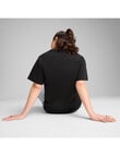 Puma Her Graphic Tee, PUMA Black product photo View 04 S