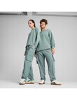 Puma Essential No. 1 Logo Woven Cargo Pants, Green Moon product photo View 03 S
