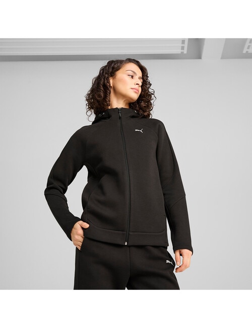 Puma Evostripe Full-Zip Hoodie, A Black product photo View 03 L