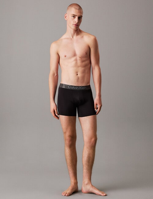 Calvin Klein Micro Stretch Boxer Brief, 3-Pack, Black product photo View 02 L