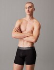 Calvin Klein Micro Stretch Boxer Brief, 3-Pack, Black product photo View 03 S
