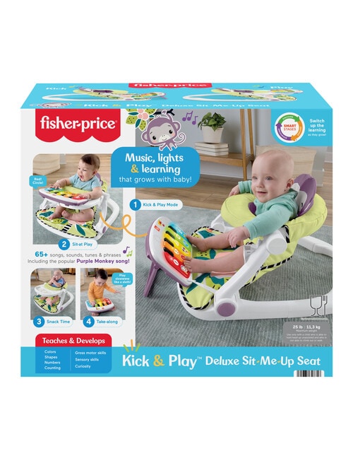 Fisher Price Purple Monkey Sit Me Up product photo View 16 L