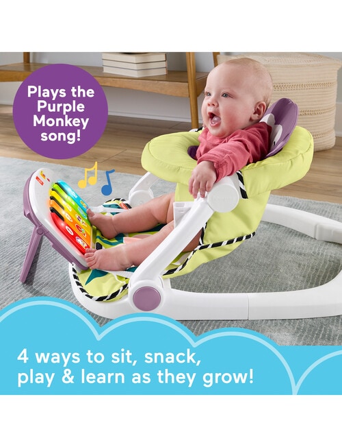 Fisher Price Purple Monkey Sit Me Up product photo View 17 L