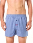 Mitch Dowd Check Cotton Boxer Short, 5-Pack, Blue product photo View 06 S