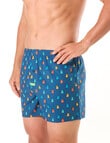 Mitch Dowd Candy Bear Cotton Boxer Shorts, Blue product photo View 03 S