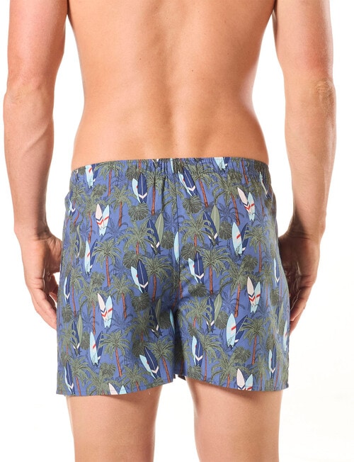 Mitch Dowd Palm Boards Bamboo Boxer Shorts, Denim product photo View 02 L