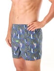 Mitch Dowd Palm Boards Bamboo Boxer Shorts, Denim product photo View 03 S