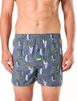 Mitch Dowd Palm Boards Bamboo Boxer Shorts, Denim product photo