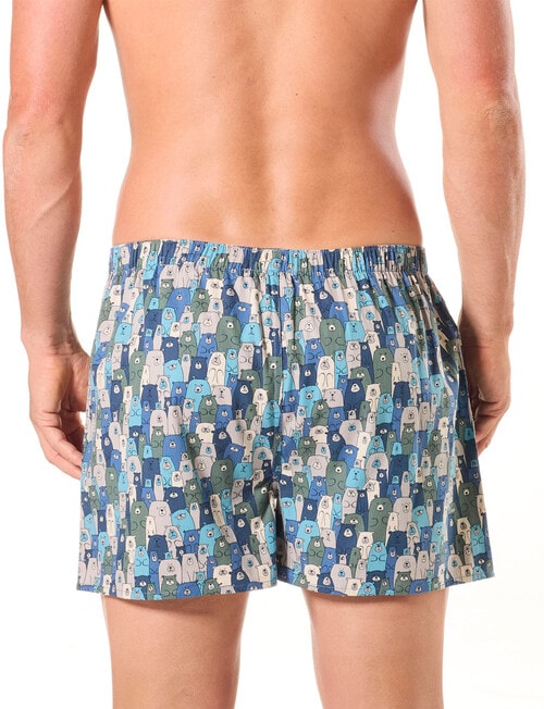 Mitch Dowd Bears Cotton Boxer Short, 3-Pack, Denim product photo View 03 L
