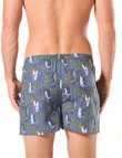 Mitch Dowd Palm Boards Bamboo Boxer Shorts, Denim product photo View 02 S
