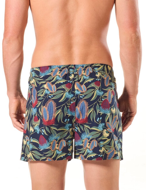 Mitch Dowd Banksia Bamboo Boxer Shorts, Navy product photo View 02 L