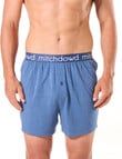 Mitch Dowd Bamboo Loose Knit Boxer Shorts, Blue Marle product photo