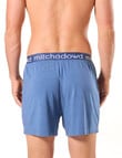 Mitch Dowd Bamboo Loose Knit Boxer Shorts, Blue Marle product photo View 02 S