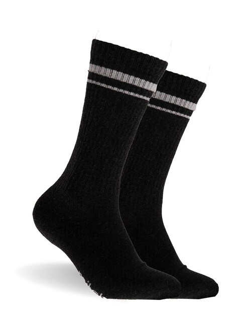 Mitch Dowd Men's Sport Crew Socks, 5-Pack, Black, Assorted product photo View 02 L