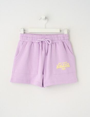 Mac & Ellie Athletics Club Knit Short, Lilac product photo