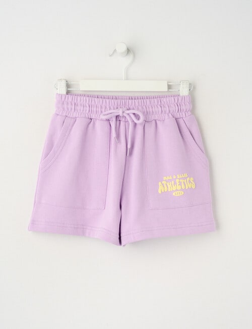Mac & Ellie Athletics Club Knit Short, Lilac product photo
