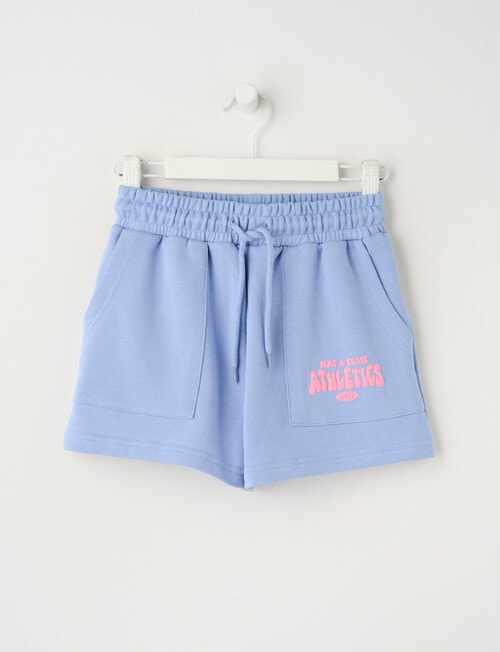 Mac & Ellie Athletics Club Knit Short, Light Cobalt product photo