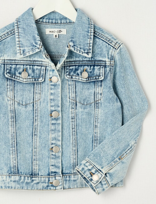 Mac & Ellie Denim Jacket, Light Blue product photo View 02 L