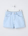 Mac & Ellie Relaxed Denim Short, Light Blue product photo