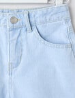 Mac & Ellie Relaxed Denim Short, Light Blue product photo View 03 S