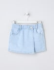 Mac & Ellie Denim Skort, Light Blue product photo