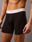 Calvin Klein Stretch Modal Cotton Boxer Brief, 3-Pack, Black product photo View 05 S