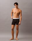 Calvin Klein Stretch Modal Cotton Boxer Brief, 3-Pack, Black product photo View 06 S