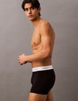 Calvin Klein Stretch Modal Cotton Boxer Brief, 3-Pack, Black product photo View 04 S