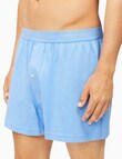 Calvin Klein Cotton Classic Knit Boxer, 3-Pack, Blue Bay, Minnow & Medieval Blue product photo View 04 S