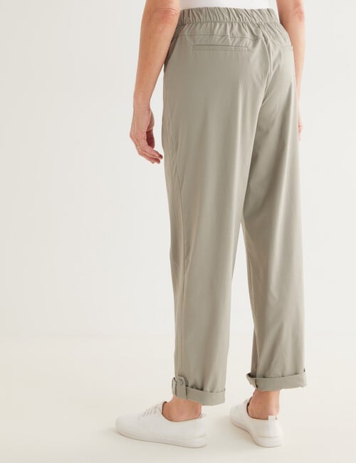 Ella J Roll-Up Pant, Khaki product photo View 02 L