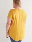Bodycode Curve Boxy Tee, Sunflower product photo View 02 S