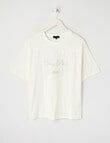 No Issue Deboss Short Sleeve Tee, White product photo