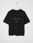 No Issue Deboss Short Sleeve Tee, Black product photo