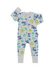 Bonds Disney Seaside Stitch Zip Wondersuit, Grey Marle product photo