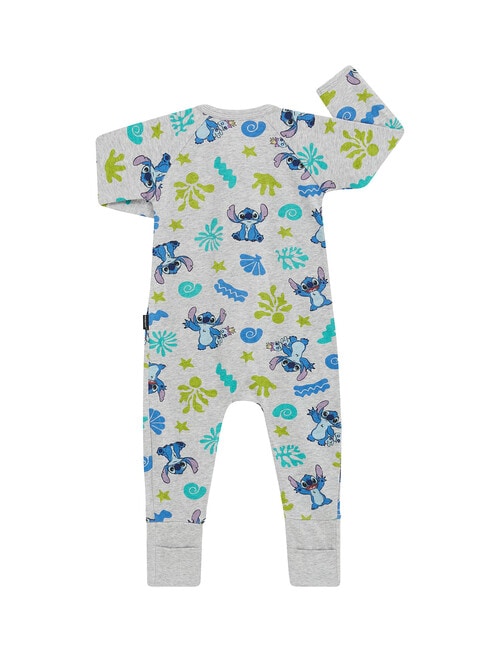 Bonds Disney Seaside Stitch Zip Wondersuit, Grey Marle Sleepwear