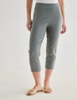 Ella J Bengaline Classic Crop Pant, Sage product photo