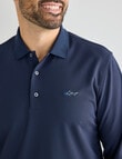 Greg Norman Long Sleeve Polo Shirt, Navy product photo View 04 S