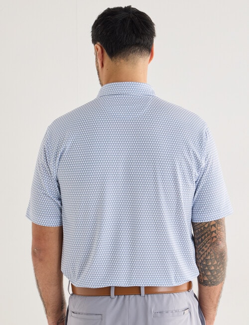 Greg Norman Short Sleeve Polo Shirt, Driver White product photo View 02 L