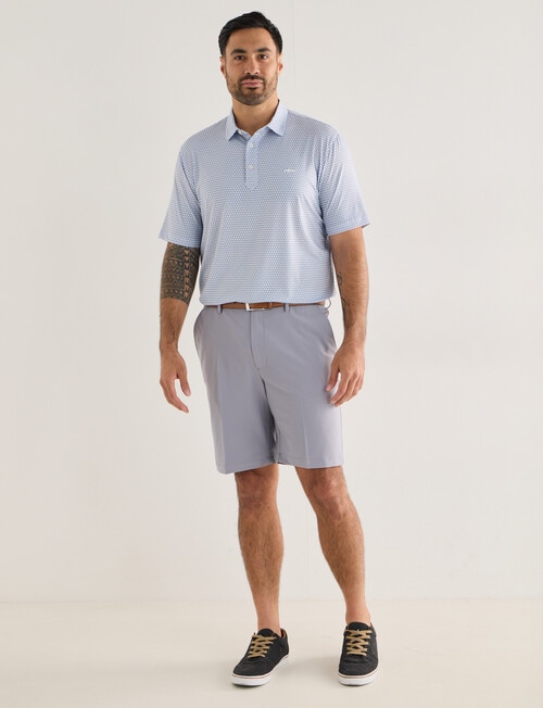 Greg Norman Short Sleeve Polo Shirt, Driver White product photo View 03 L