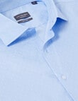 Van Heusen Star Print Tailored Long Sleeve Shirt, Blue product photo View 04 S