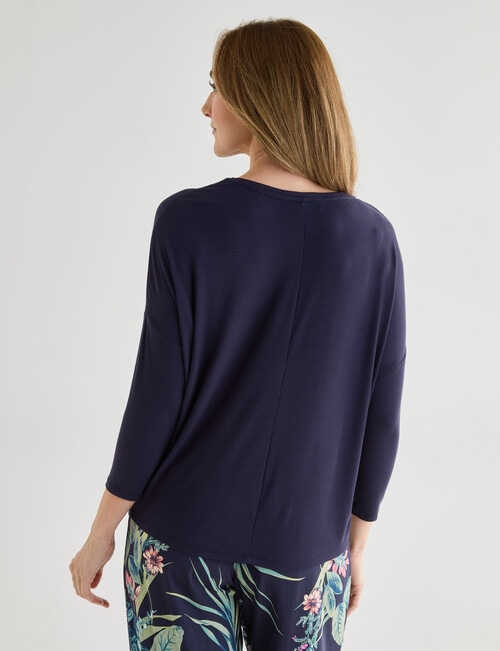 Whistle Sleep Batwing Top, Navy product photo View 02 L