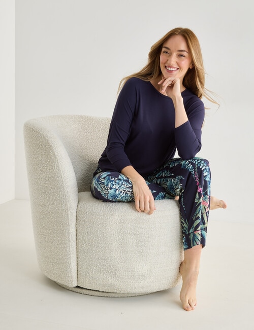 Whistle Sleep Batwing Top, Navy product photo View 03 L