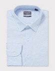 Van Heusen Star Print Long Sleeve Classic Shirt, Blue product photo View 03 S