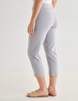Ella J Bengaline Classic Crop Pant, Stone product photo View 02 S