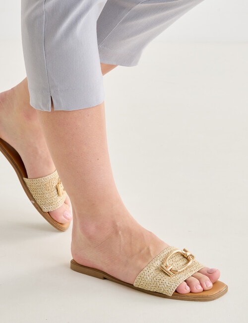 Ella J Bengaline Classic Crop Pant, Stone product photo View 03 L