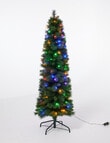 Christmas Shop Slim Swiss Pine Pre-Lit Tree, Dual Lights, 152cm/5ft product photo View 02 S