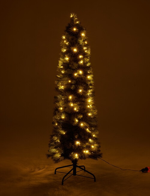 Christmas Shop Slim Swiss Pine Pre-Lit Tree, Dual Lights, 152cm/5ft product photo View 03 L