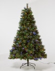 Christmas Shop Queenstown Pine Instant Pre-Lit Tree, Dual Lights with 10 Functions, 210cm/7ft product photo View 02 S