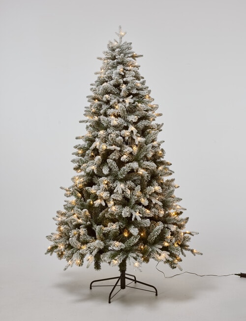 Christmas Shop Oxford Spruce Pre-Lit & Frosted Tree, 210cm/7ft product photo
