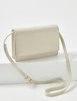 Whistle Accessories Bobbi Flap Crossbody Bag, Stone Grey product photo
